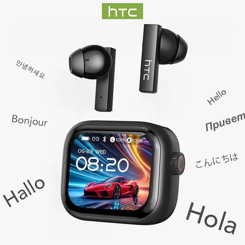 Wireless Earbuds Tws - [울트라 HD 화면] HTC NE40 이어폰,
