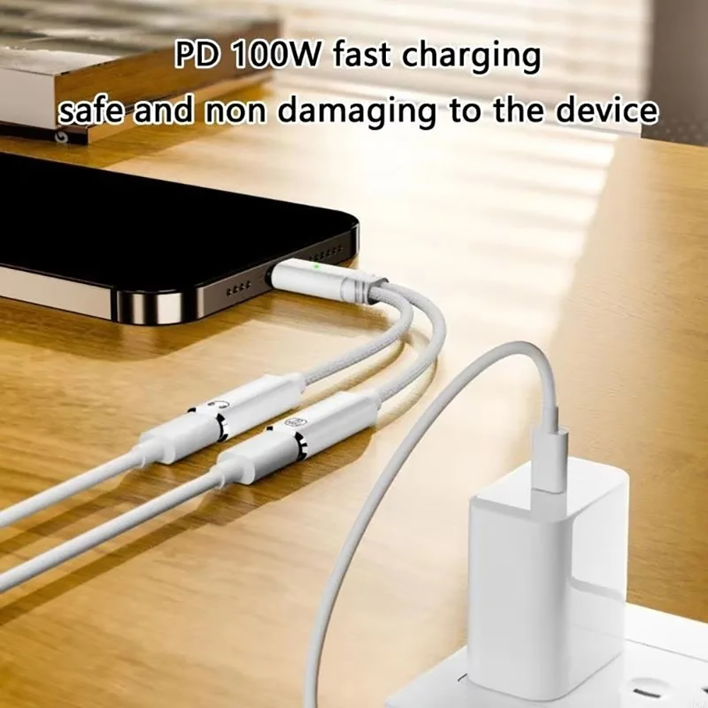 USB C 분배기 2 in 1 헤드폰 잭 오디오 변환기 - Earphone Splitter Jack 리뷰 및 가격