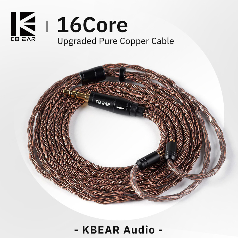 KBEAR 16 코어 순수 구리 이어폰 케이블 KZ E - Earphone Foam Tip 리뷰 및 가격