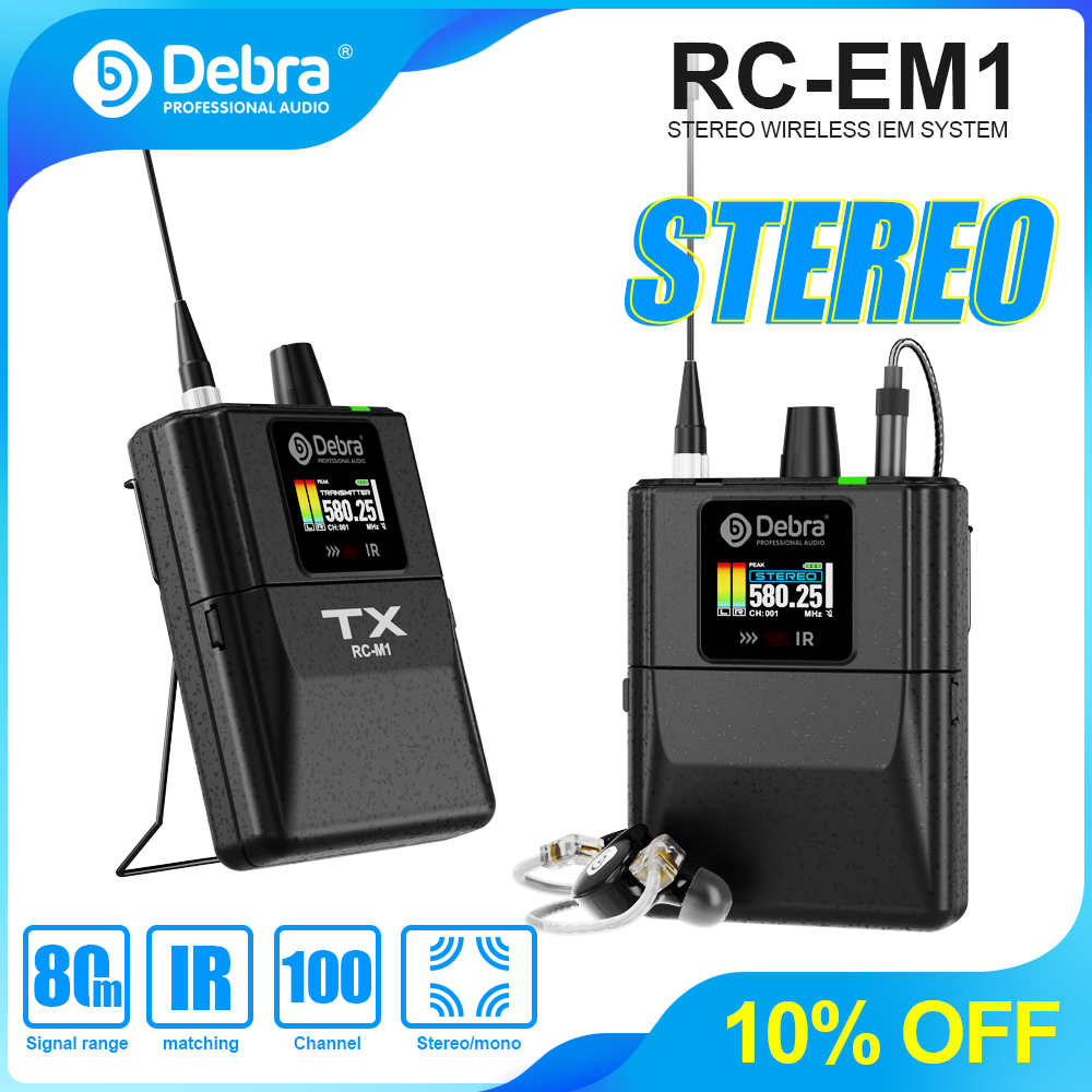 데브라 오디오 RC-EM1 UHF 스테레오 무선 인이어 - In Ear Monitor Iem 리뷰 및 가격