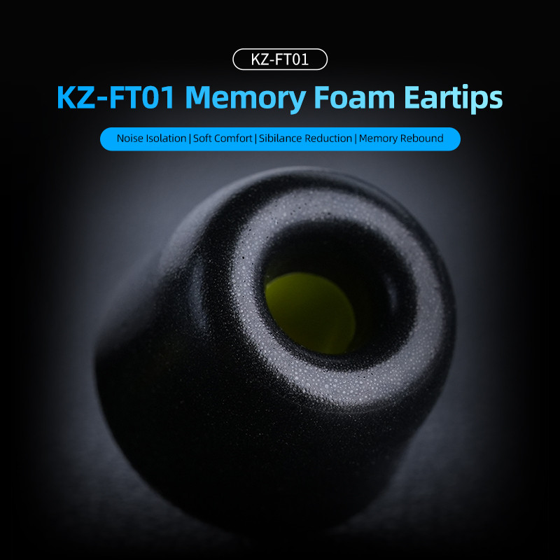 KZ FT01 하이엔드 메모리 면 이어팁 이어 플러그  - Earphone Foam Tip 리뷰 및 가격
